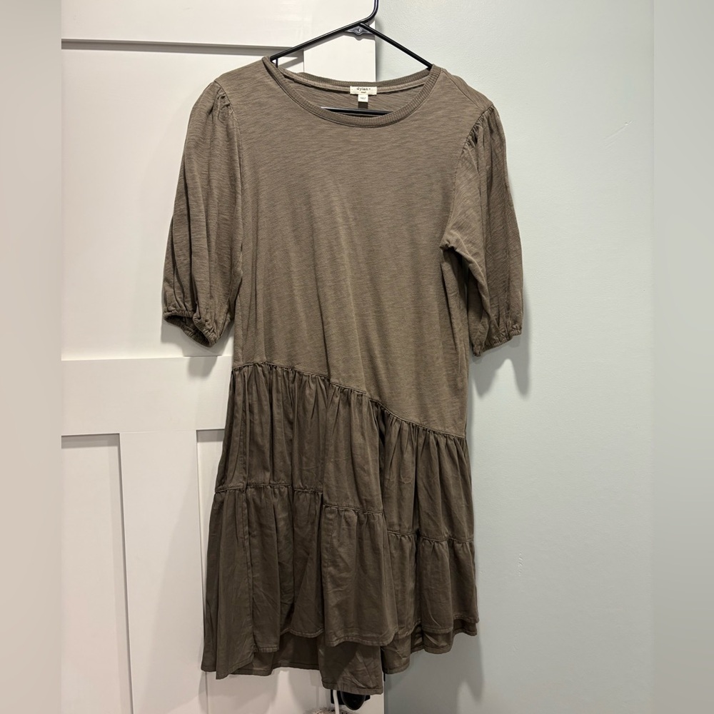 Casual Brown Dress